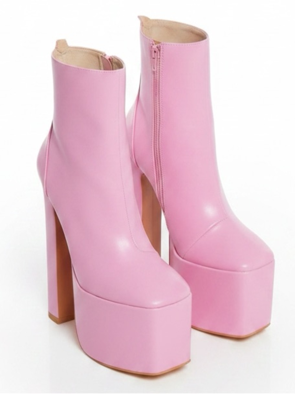Dolls Kill Pretty Prim Ankle Boots - Pink